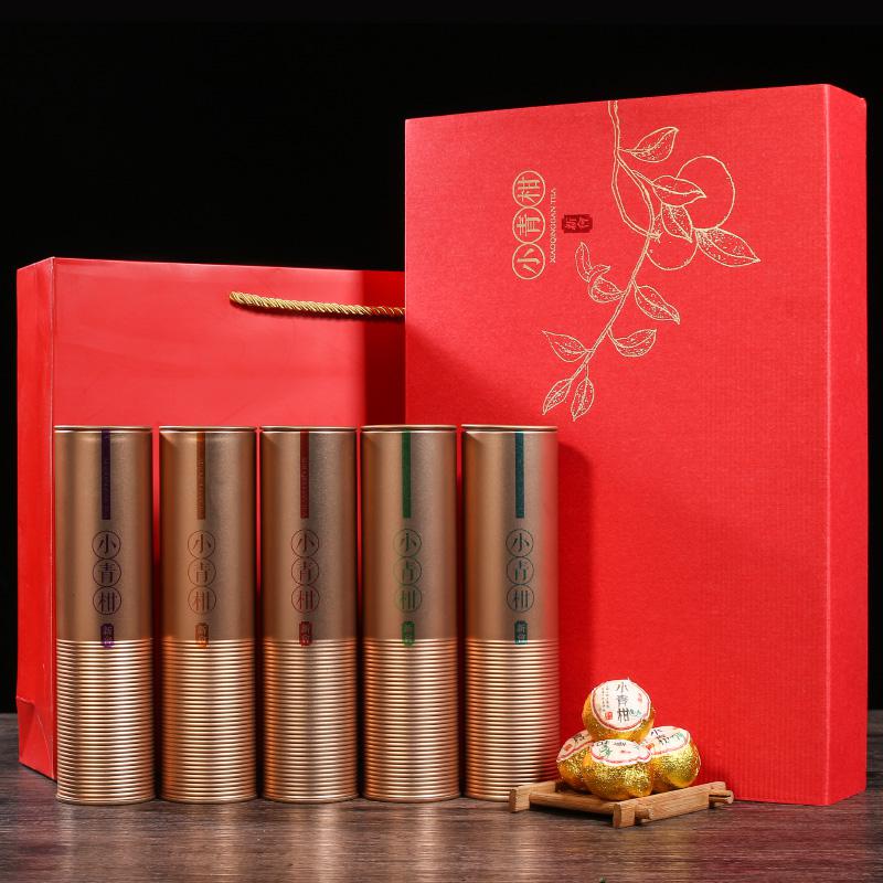 新会小青柑 10年陈宫廷陈皮小柑橘普洱茶礼盒装300克